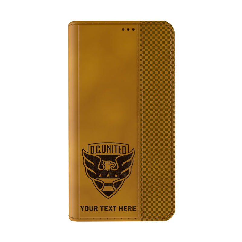 DC United Personalized Burn iPhone Folio Phone Case for Apple iPhone Closed.Jpg