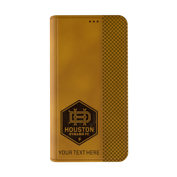 Houston Dynamo Personalized Burn iPhone Folio Phone Case for Apple iPhone Closed.Jpg