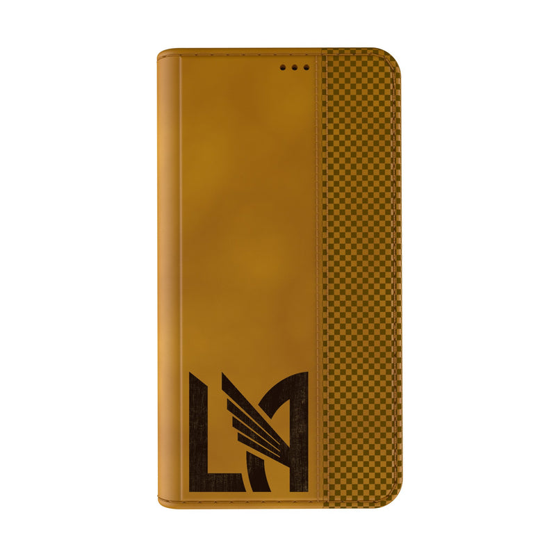 Los Angeles Football Club Burn iPhone Folio Phone Case for Apple iPhone Closed.Jpg
