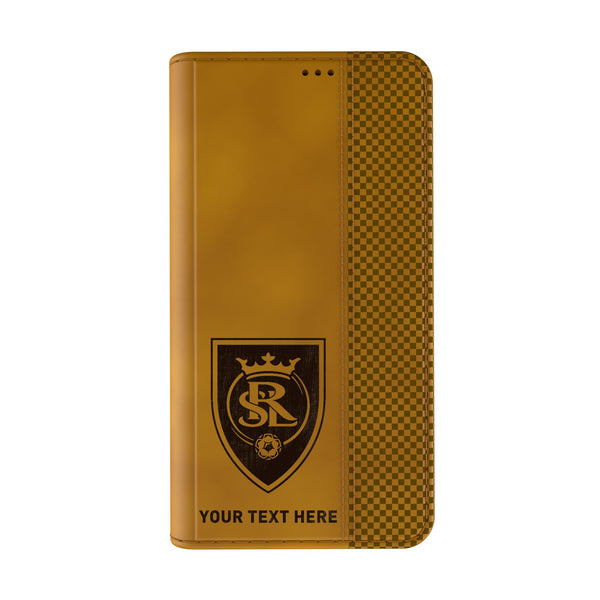 Real Salt Lake Personalized Burn iPhone Folio Phone Case for Apple iPhone Closed.Jpg