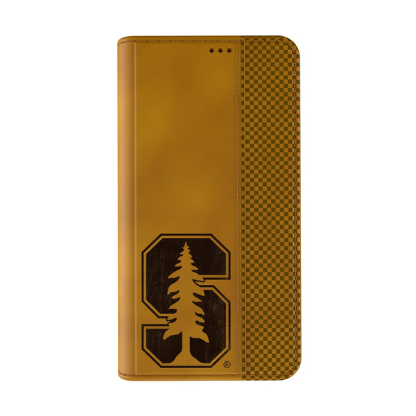 Stanford University Cardinal Burn iPhone Folio Phone Case for Apple iPhone Closed.Jpg