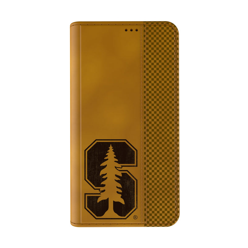 Stanford University Cardinal Burn iPhone Folio Phone Case for Apple iPhone Closed.Jpg