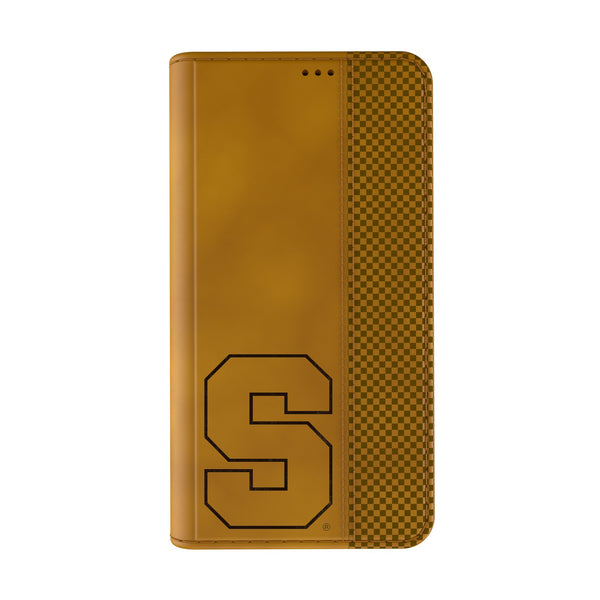 Syracuse University Orange Burn iPhone Folio Phone Case for Apple iPhone Closed.Jpg