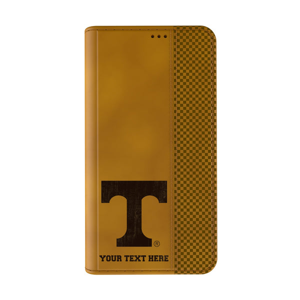 University of Tennessee Volunteers Personalized Burn iPhone Folio Phone Case for Apple iPhone Closed.Jpg