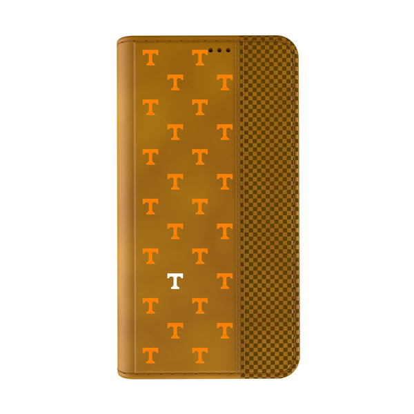 University of Tennessee Volunteers Fashion Pattern iPhone Folio Phone Case for Apple iPhone Closed.Jpg