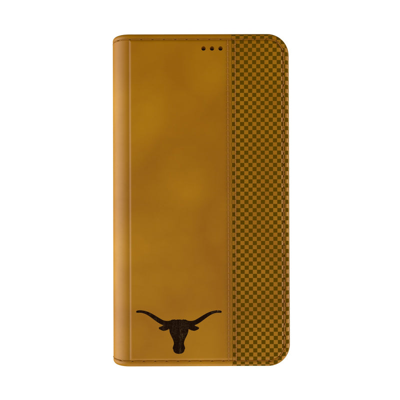 University of Texas Longhorns Burn iPhone Folio Phone Case for Apple iPhone Closed.Jpg