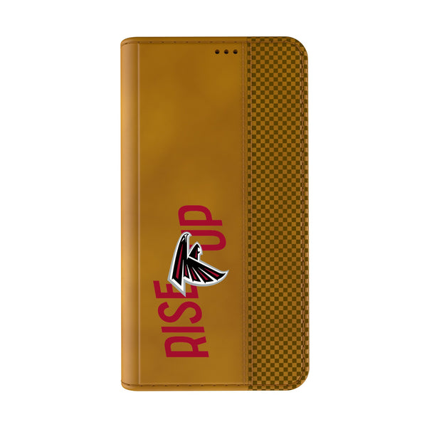 Atlanta Falcons 2024 Edition iPhone Folio Phone Case for Apple iPhone Closed.Jpg