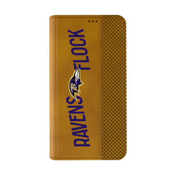 Baltimore Ravens 2024 Edition iPhone Folio Phone Case for Apple iPhone Closed.Jpg