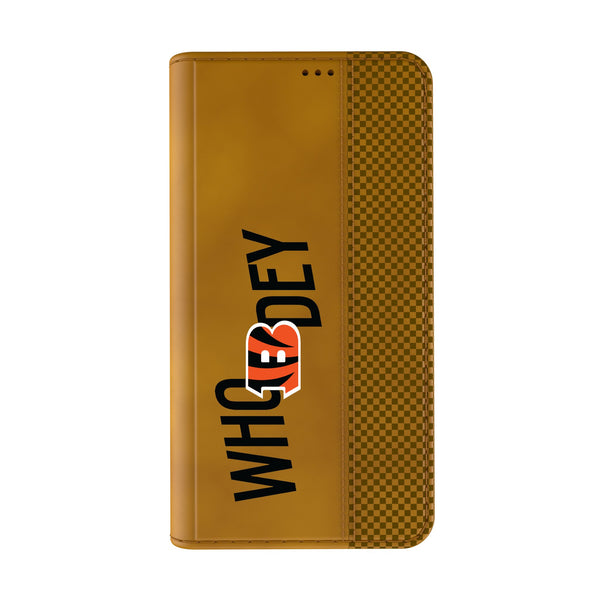 Cincinnati Bengals 2024 Edition iPhone Folio Phone Case for Apple iPhone Closed.Jpg