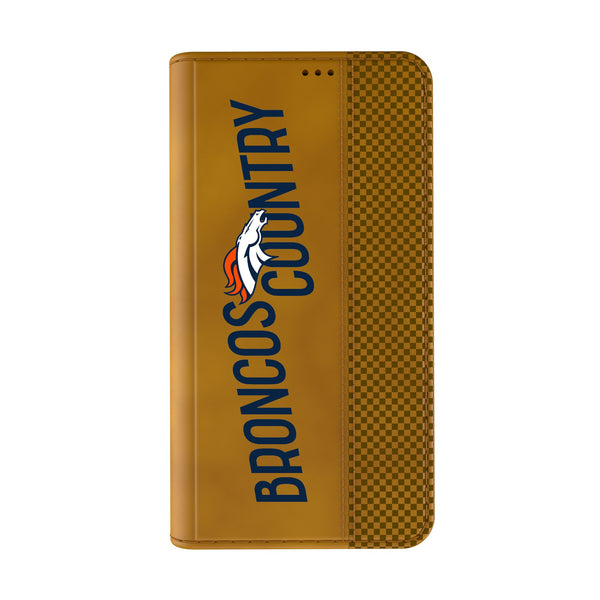 Denver Broncos 2024 Edition iPhone Folio Phone Case for Apple iPhone Closed.Jpg