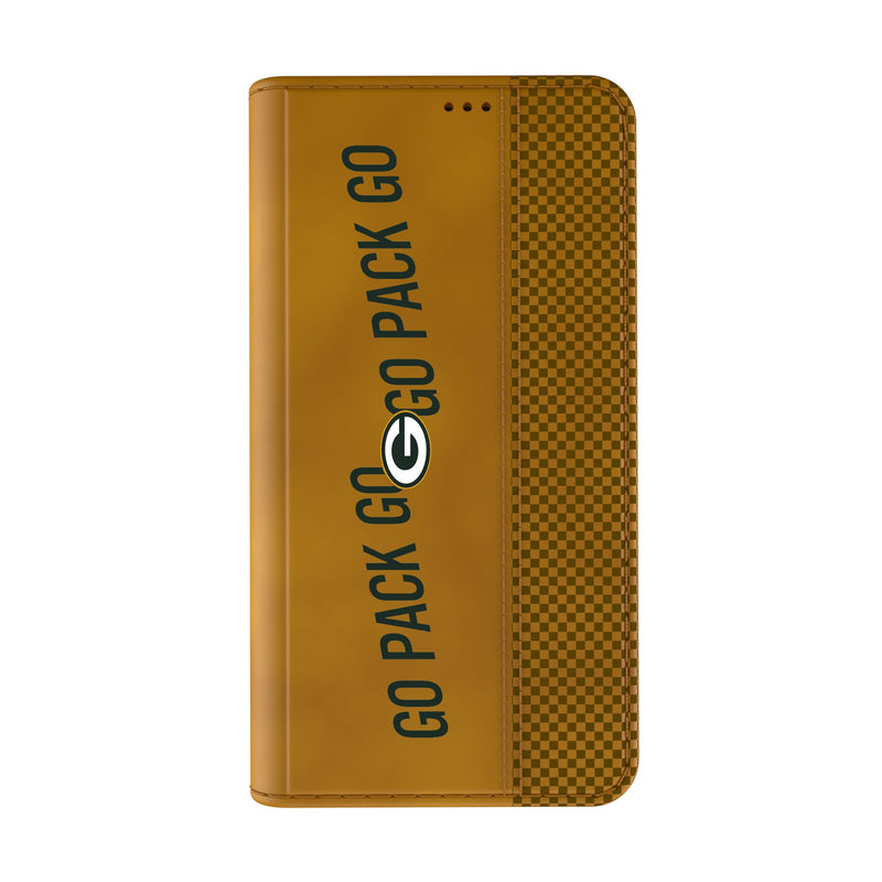 Green Bay Packers 2024 Edition iPhone Folio Phone Case for Apple iPhone Closed.Jpg