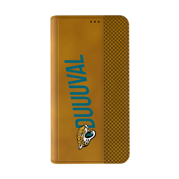 Jacksonville Jaguars 2024 Edition iPhone Folio Phone Case for Apple iPhone Closed.Jpg