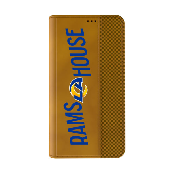 Los Angeles Rams 2024 Edition iPhone Folio Phone Case for Apple iPhone Closed.Jpg