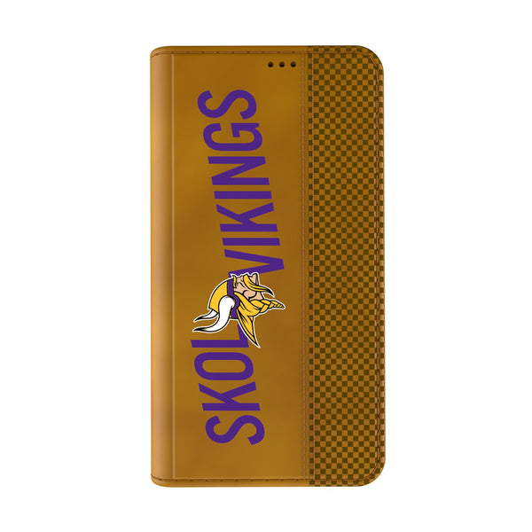 Minnesota Vikings 2024 Edition iPhone Folio Phone Case for Apple iPhone Closed.Jpg