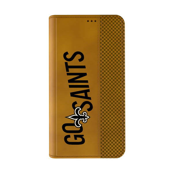 New Orleans Saints 2024 Edition iPhone Folio Phone Case for Apple iPhone Closed.Jpg