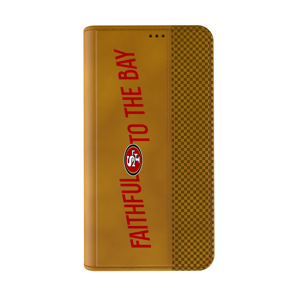 San Francisco 49ers 2024 Illustrated Limited Edition iPhone Folio Phone Case Closed.Jpg