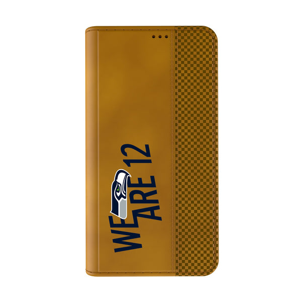 Seattle Seahawks 2024 Edition iPhone Folio Phone Case for Apple iPhone Closed.Jpg