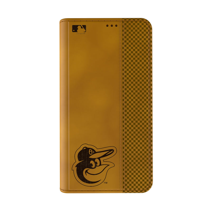 Baltimore Orioles Burn iPhone Folio Phone Case Closed.Jpg