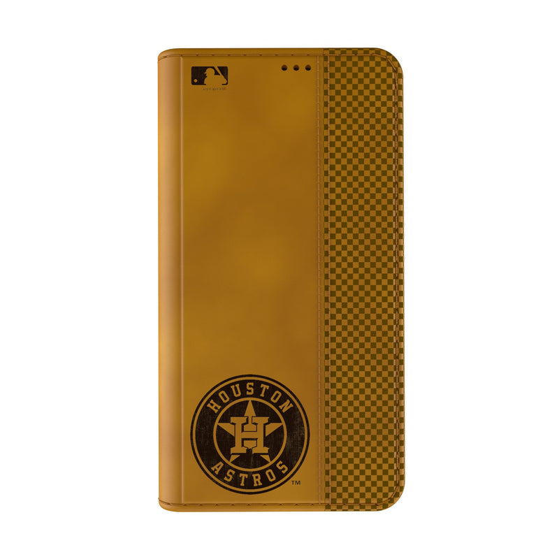 Houston Astros Burn iPhone Folio Phone Case Closed.Jpg