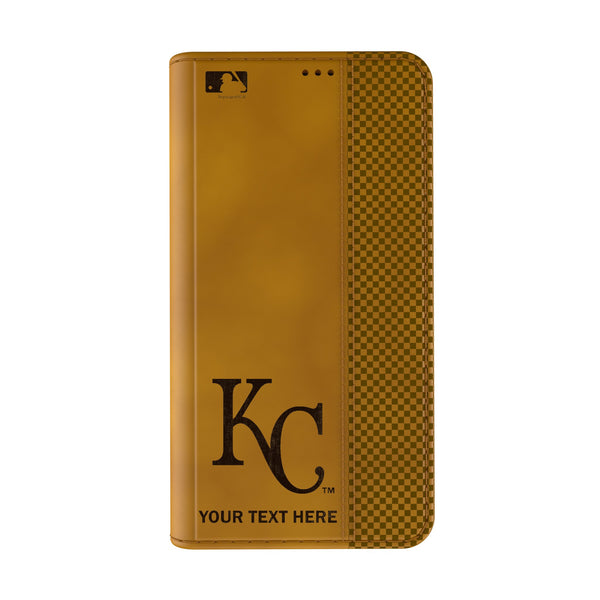 Kansas City Royals Personalized Burn iPhone Folio Phone Case for Apple iPhone Closed.Jpg