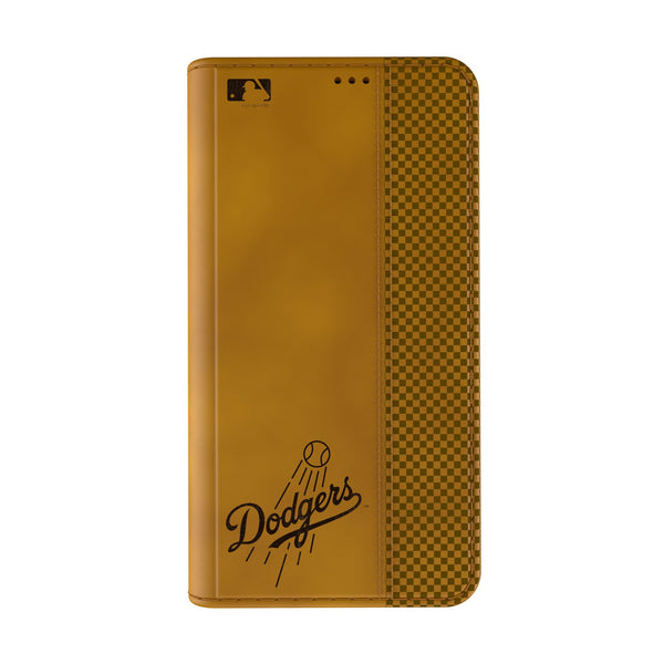 LA Dodgers Burn iPhone Folio Phone Case Closed.Jpg