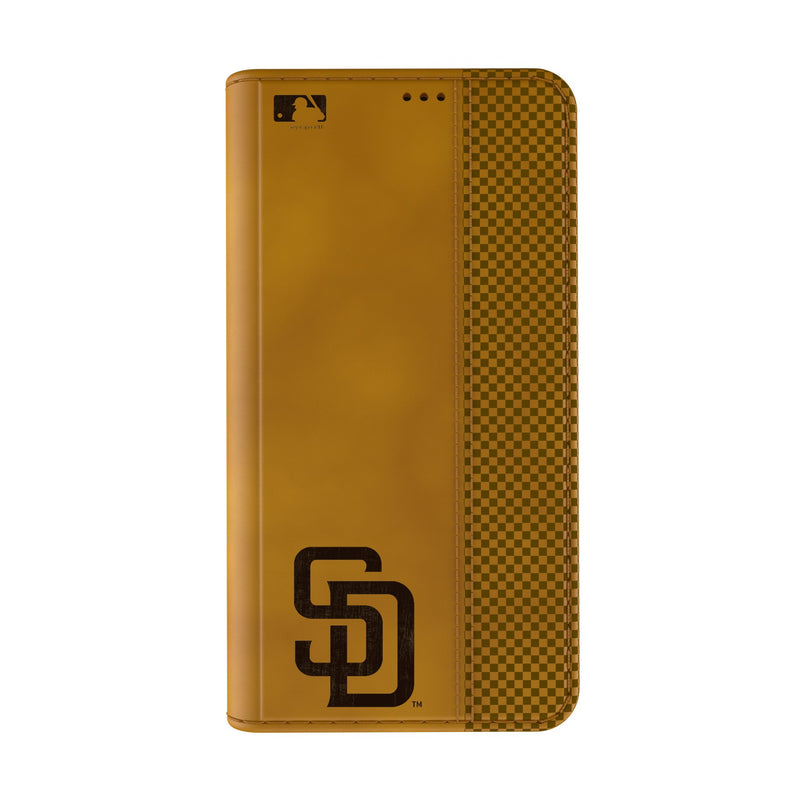San Diego Padres Burn iPhone Folio Phone Case for Apple iPhone Closed.Jpg