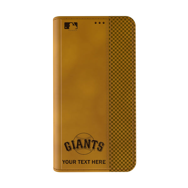 San Francisco Giants Personalized Burn iPhone Folio Phone Case for Apple iPhone Closed.Jpg