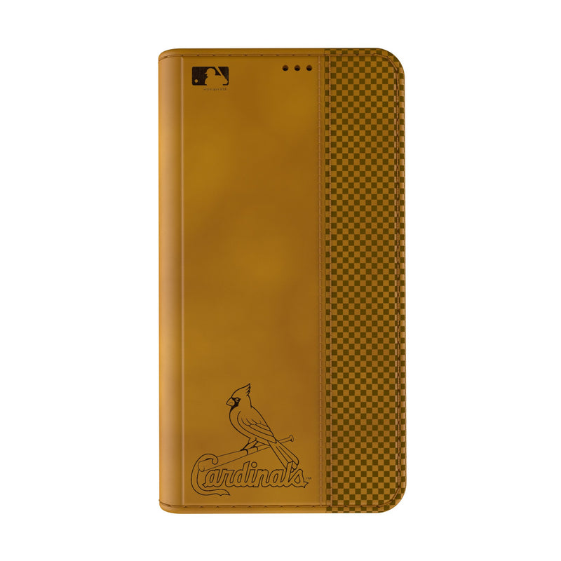 St Louis Cardinals Burn iPhone Folio Phone Case for Apple iPhone Closed.Jpg