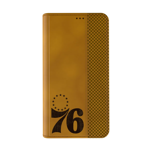Philadelphia 76ers Burn iPhone Folio Phone Case for Apple iPhone Closed.Jpg