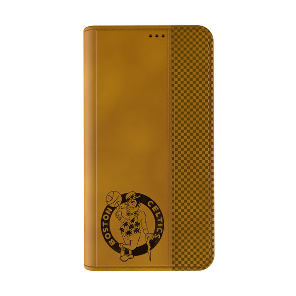 Boston Celtics Burn iPhone Folio Phone Case for Apple iPhone Closed.Jpg