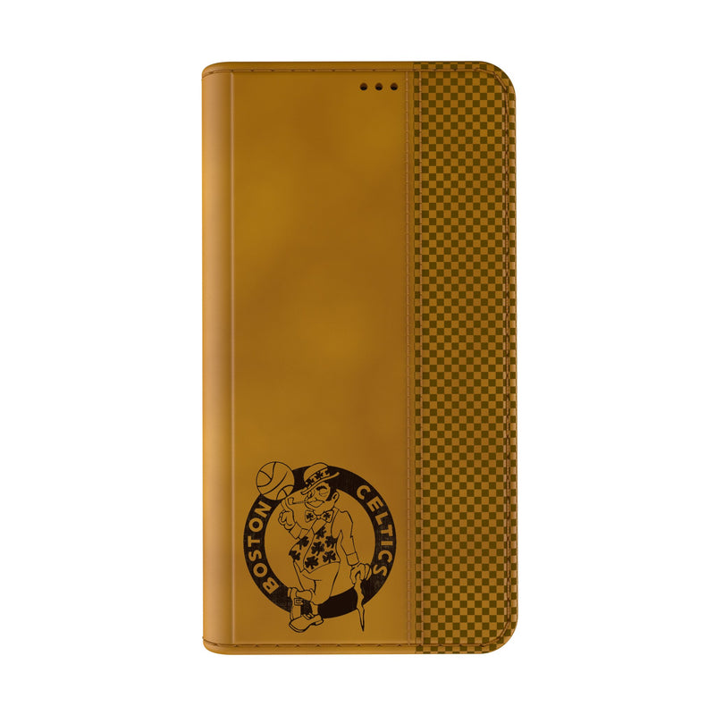Boston Celtics Burn iPhone Folio Phone Case for Apple iPhone Closed.Jpg