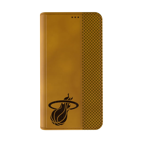 Miami Heat Burn iPhone Folio Phone Case for Apple iPhone Closed.Jpg