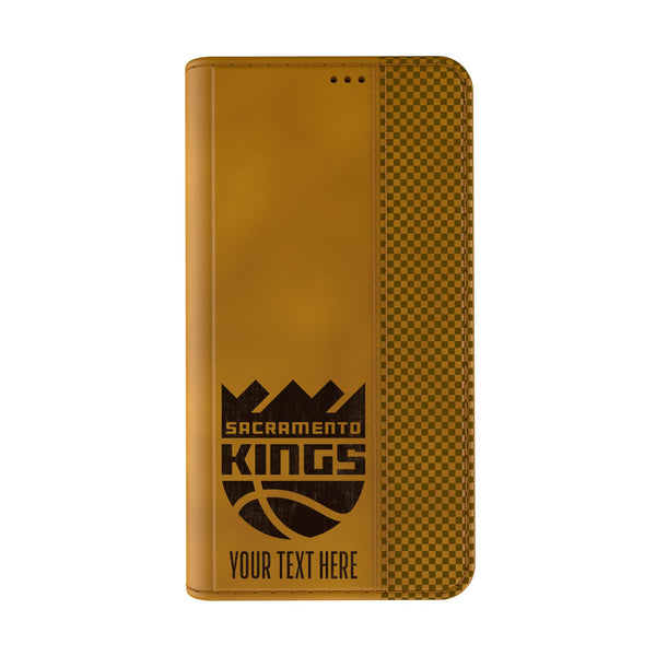 Sacramento Kings Personalized Burn iPhone Folio Phone Case for Apple iPhone Closed.Jpg