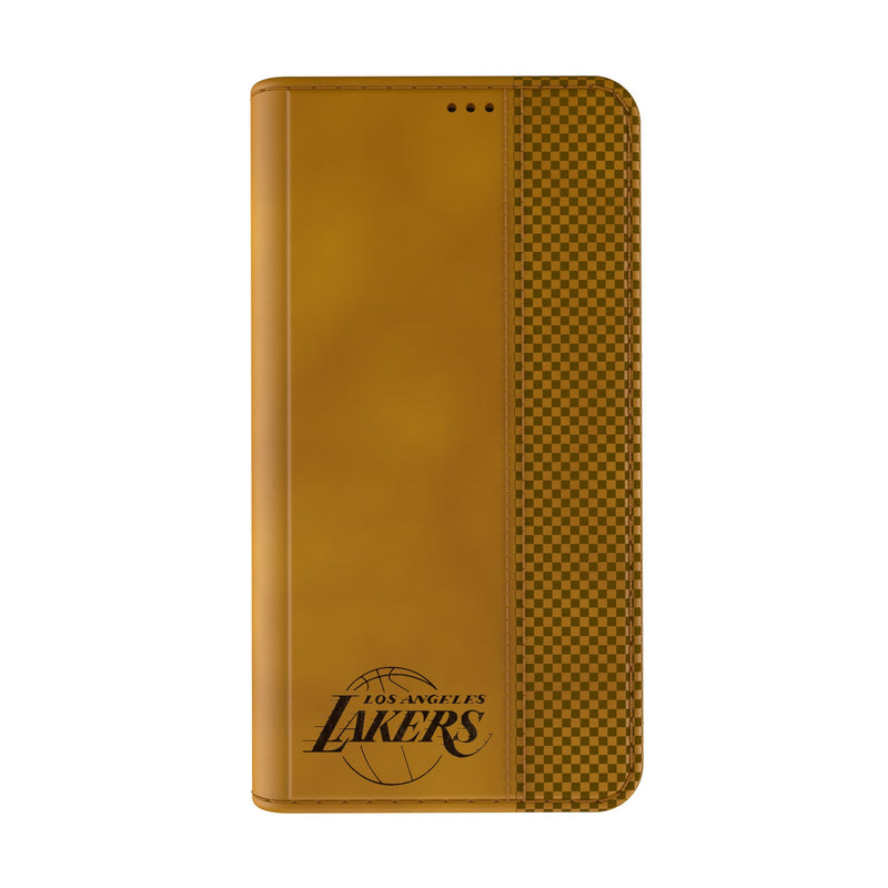 Los Angeles Lakers Burn iPhone Folio Phone Case for Apple iPhone Closed.Jpg