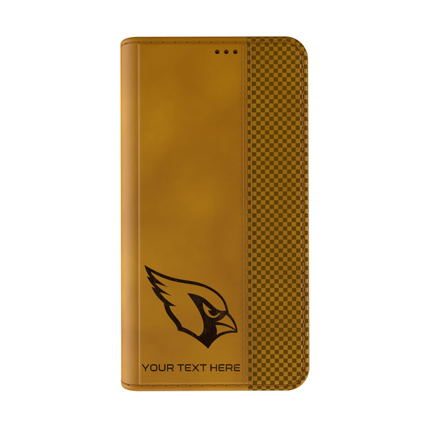 Arizona Cardinals Personalized Burn iPhone Folio Phone Case for Apple iPhone Closed.Jpg