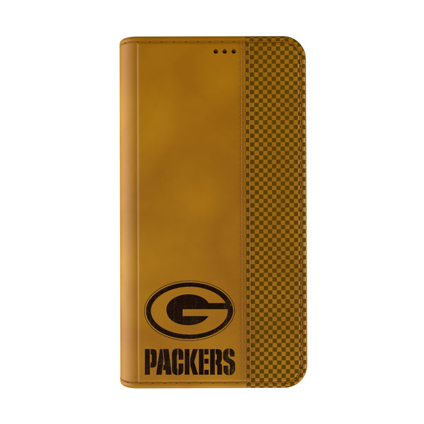 Green Bay Packers Burn iPhone Folio Phone Case for Apple iPhone Closed.Jpg