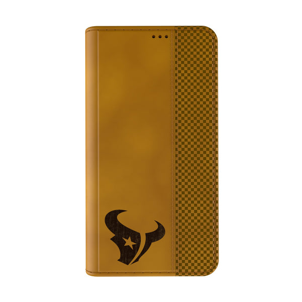 Houston Texans Burn iPhone Folio Phone Case for Apple iPhone Closed.Jpg