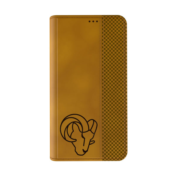 Los Angeles Rams Burn iPhone Folio Phone Case for Apple iPhone Closed.Jpg