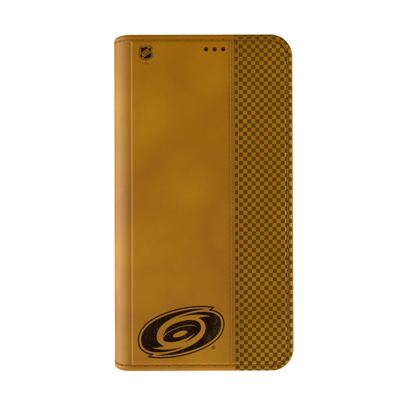 Carolina Hurricanes Burn iPhone Folio Phone Case Closed.Jpg