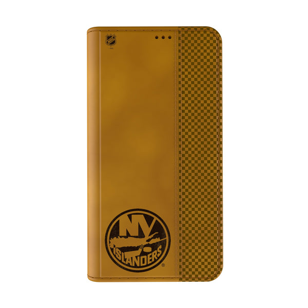 New York Islanders Burn iPhone Folio Phone Case for Apple iPhone Closed.Jpg