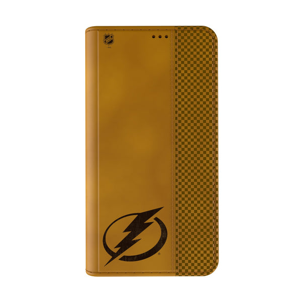 Tampa Bay Lightning Burn iPhone Folio Phone Case for Apple iPhone Closed.Jpg