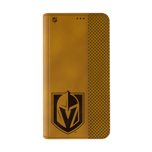Vegas Golden Knights Burn iPhone Folio Phone Case for Apple iPhone Closed.Jpg