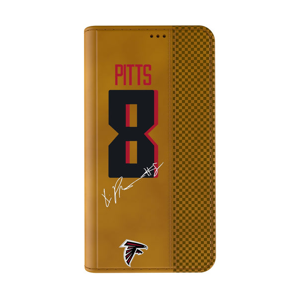 Kyle Pitts Atlanta Falcons 8 Game Tactic iPhone Folio Phone Case for Apple iPhone Closed.Jpg
