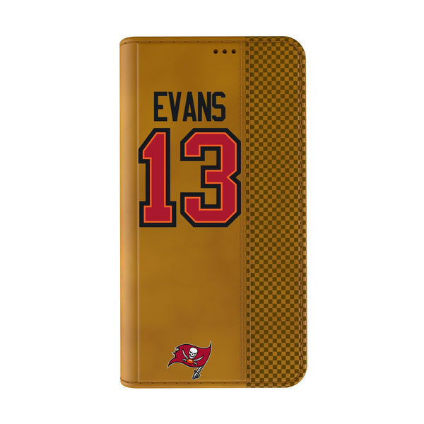 Mike Evans Tampa Bay Buccaneers 13 Game Tactic iPhone Folio Phone Case for Apple iPhone Closed.Jpg