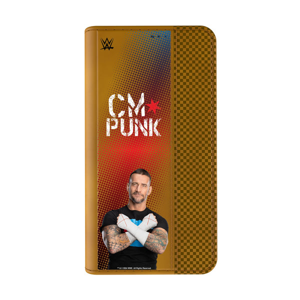 CM Punk Superstar iPhone Folio Phone Case for Apple iPhone Closed.Jpg