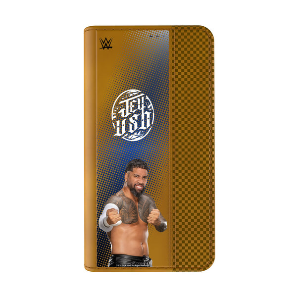 Jey Uso Superstar iPhone Folio Phone Case for Apple iPhone Closed.Jpg