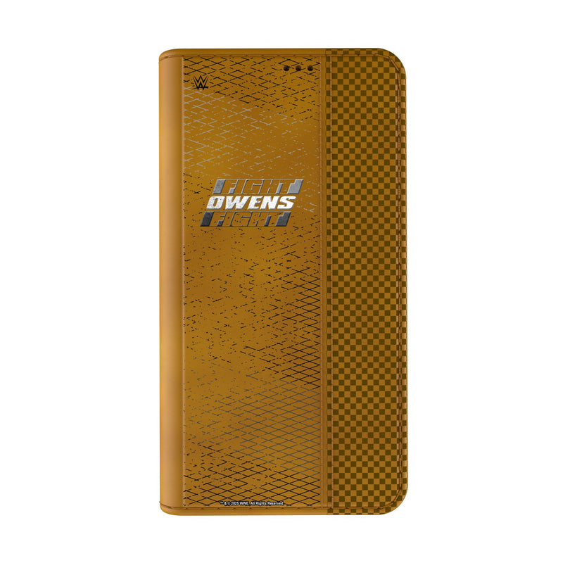 Kevin Owens Steel iPhone Folio Phone Case for Apple iPhone Closed.Jpg