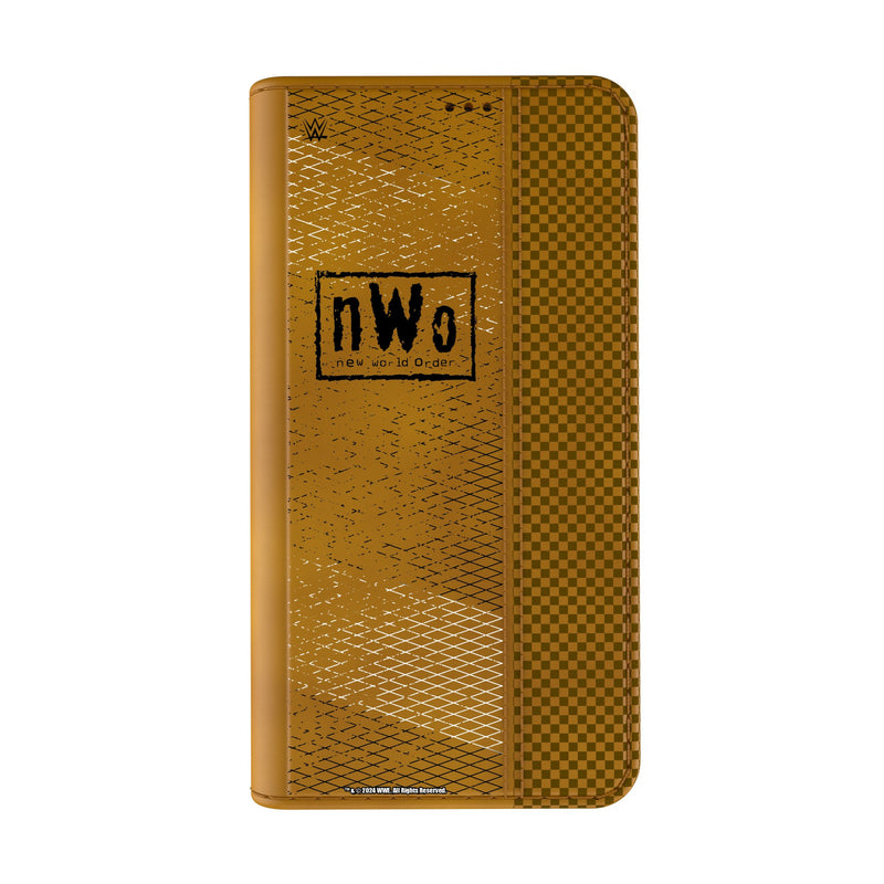 New World Order Steel iPhone Folio Phone Case for Apple iPhone Closed.Jpg