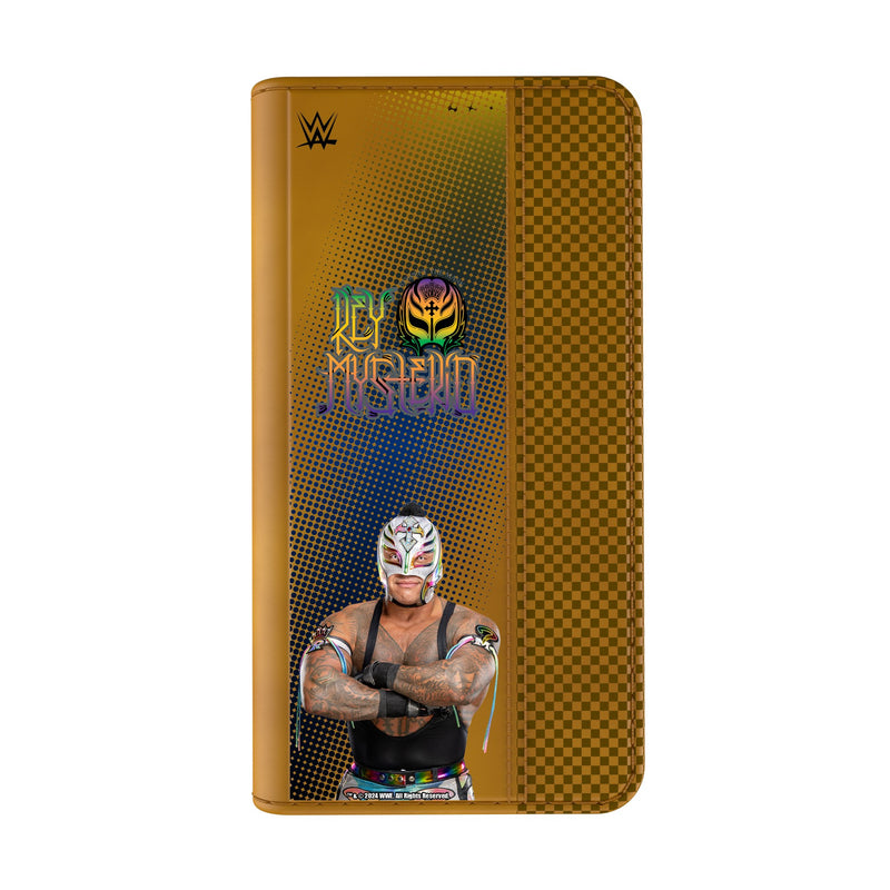 Rey Mysterio Superstar iPhone Folio Phone Case for Apple iPhone Closed.Jpg