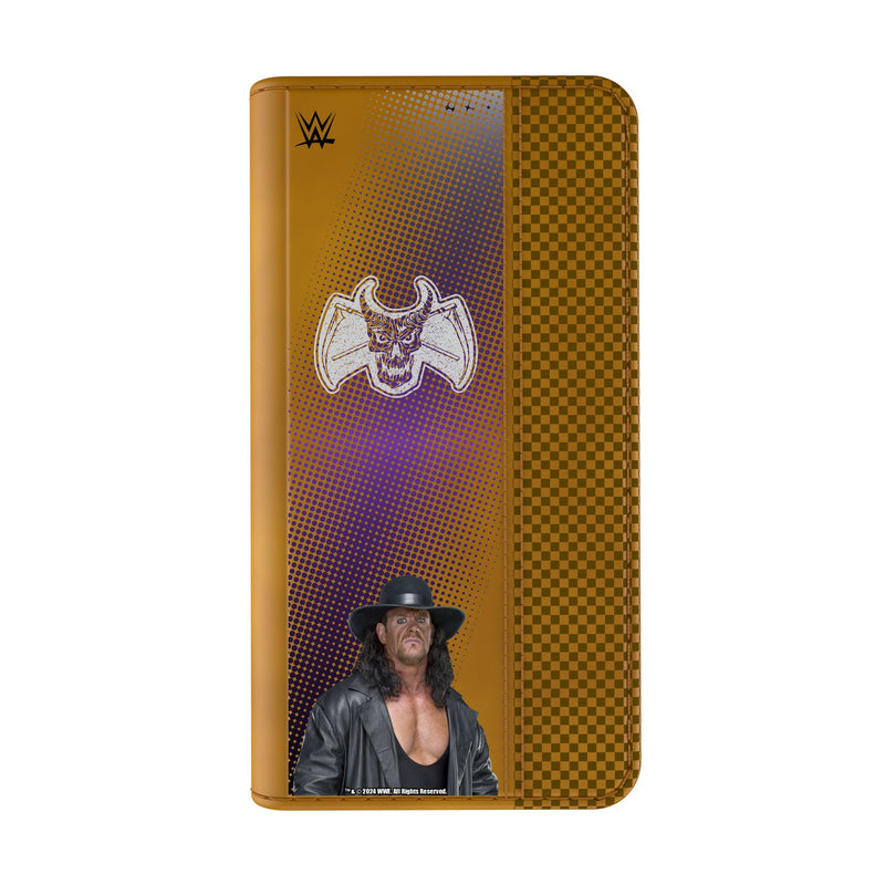 Undertaker Superstar iPhone Folio Phone Case for Apple iPhone Closed.Jpg